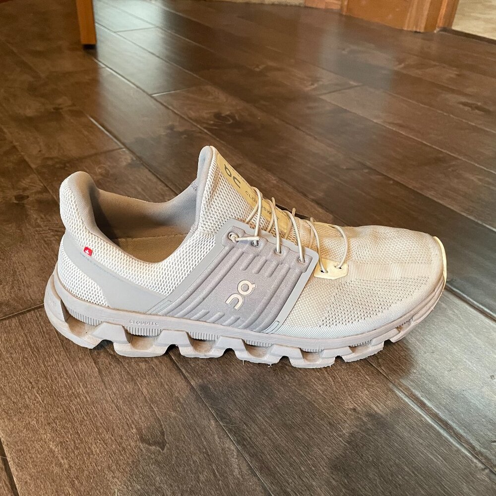 Men's ON Cloudswift 3 AD Size 12 Ice/Glacier Shoes